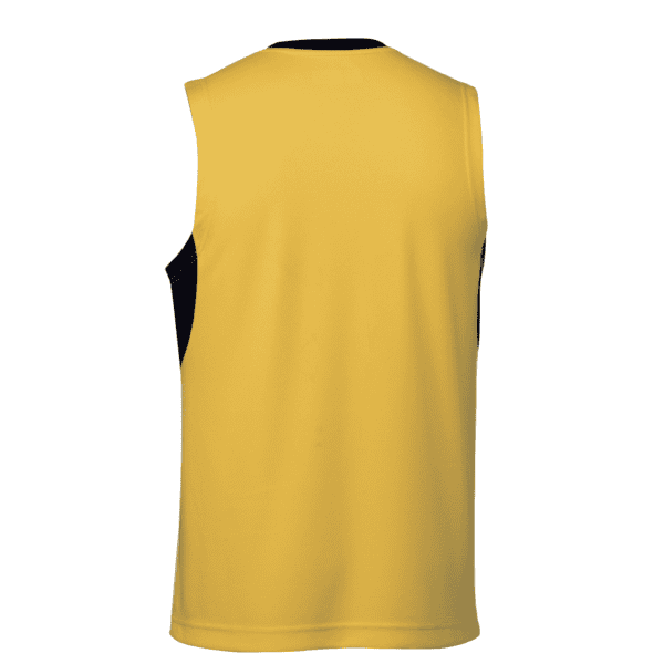 Basketballshirt Dunk C gelb-schwarz hinten